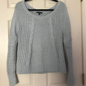 AE Light blue cable knit sweater